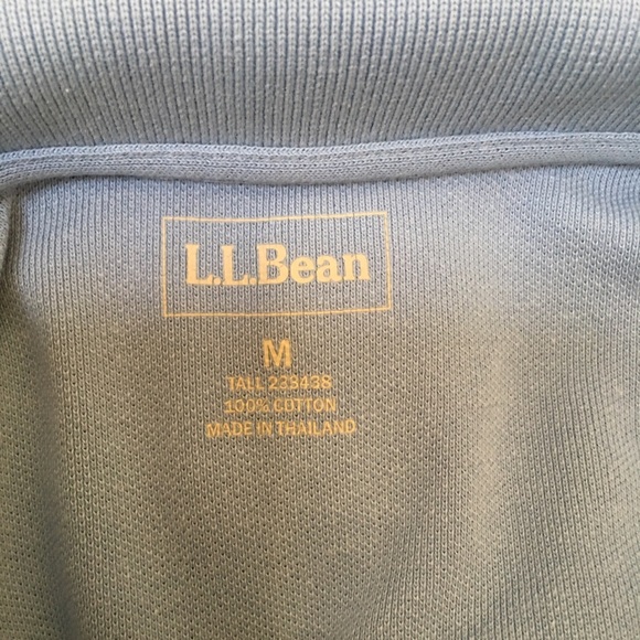 LL Bean Blue Polo Shirt Men’s M - Picture 7 of 7